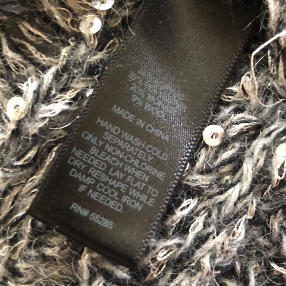 Express crop sequined sweater - Picture 6 of 6